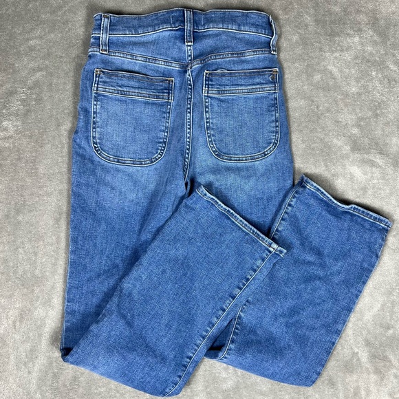 Madewell Jeans Womens 26 Kick Out Full Length Stretch Straight Leg Bootcut Denim - Picture 7 of 11